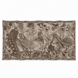 AVIARIUM CASHMERE SCARF FELTED - TAUPE
