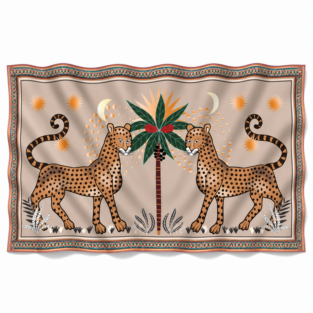 TWINS CASHMERE SCARF - TAUPE