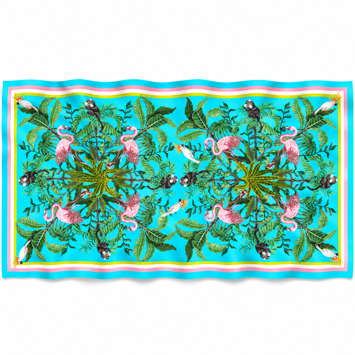 JUNGLE ANIMALS CASHMERE SCARF - CYNE
