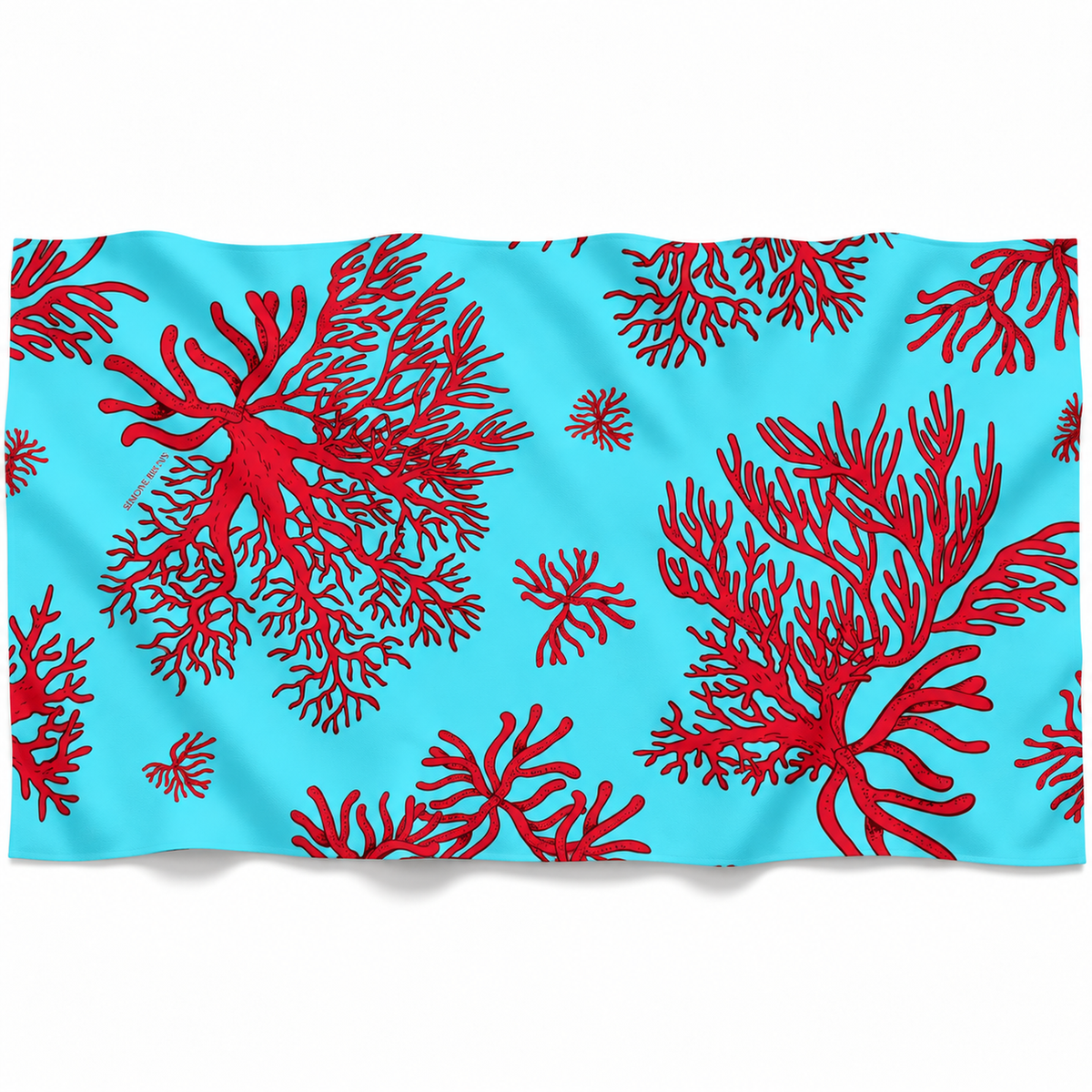 AMORAL CASHMERE SCARF - CYNE/RED