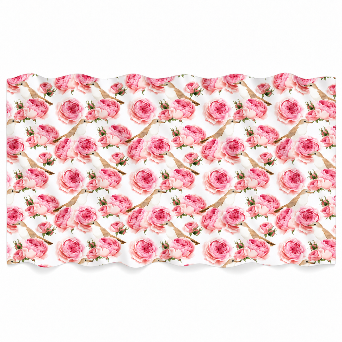 GARDEN CASHMERE SCARF - OFF WHITE
