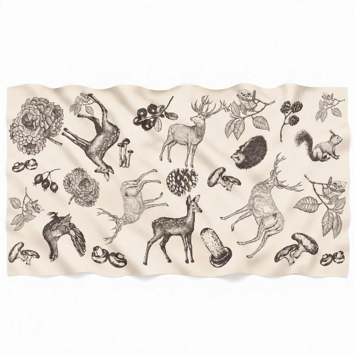 KASTHORI FELTED CASHMERE SCARF - TOAST