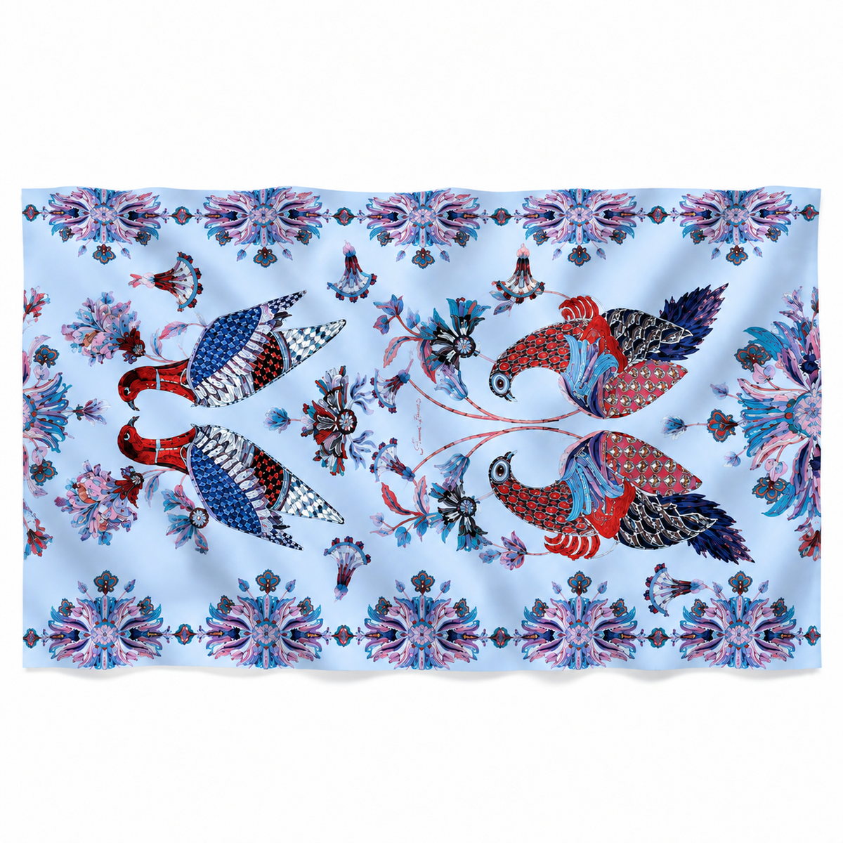 PASTELOVE CASHMERE SCARF - SKY BLUE