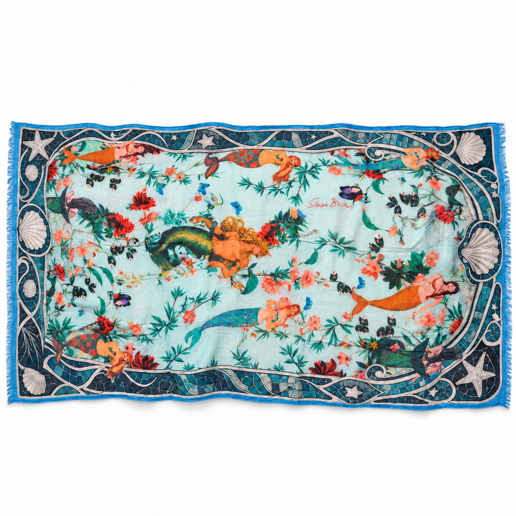 Seren Cashmere Scarf - Moon
