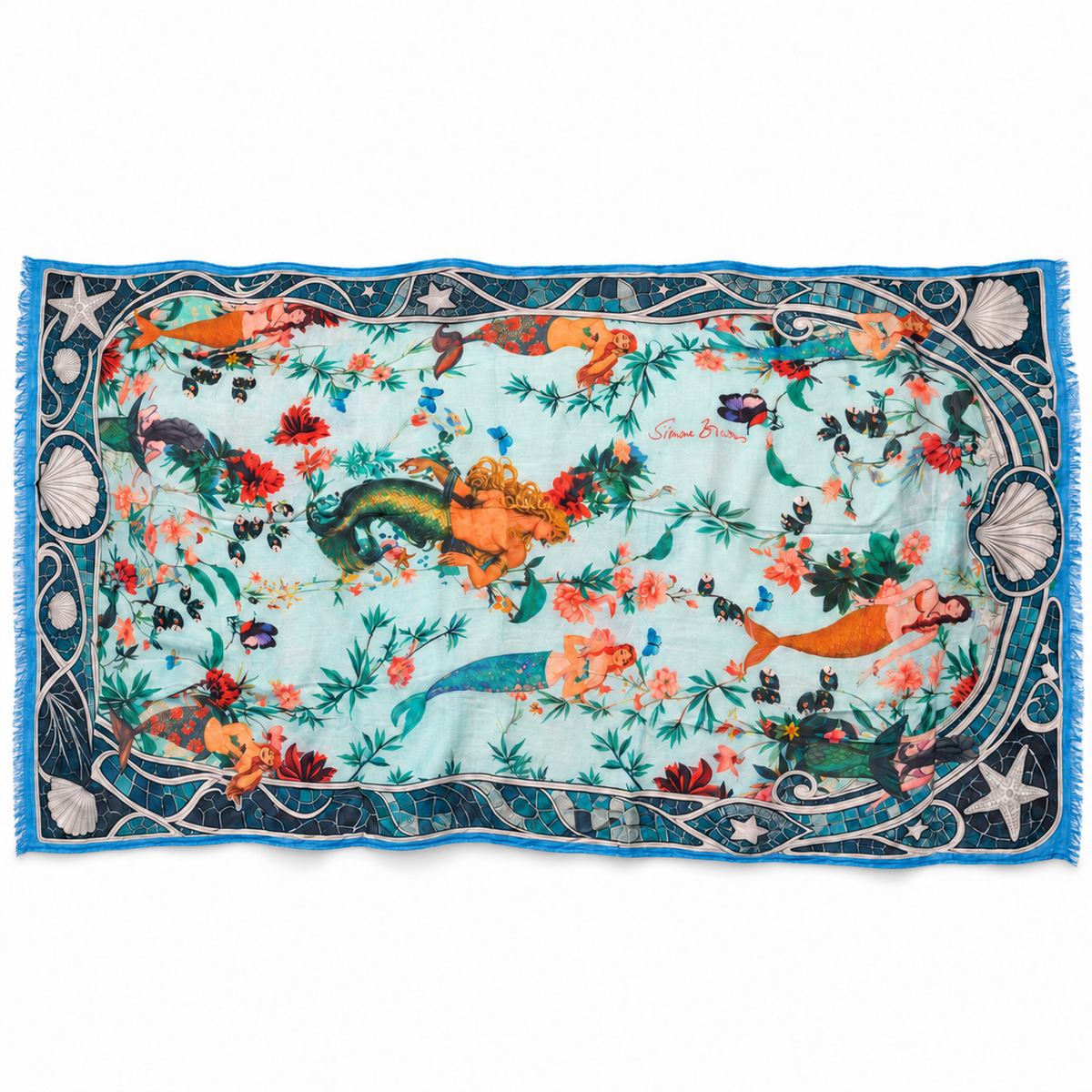 Seren Cashmere Scarf - Moon
