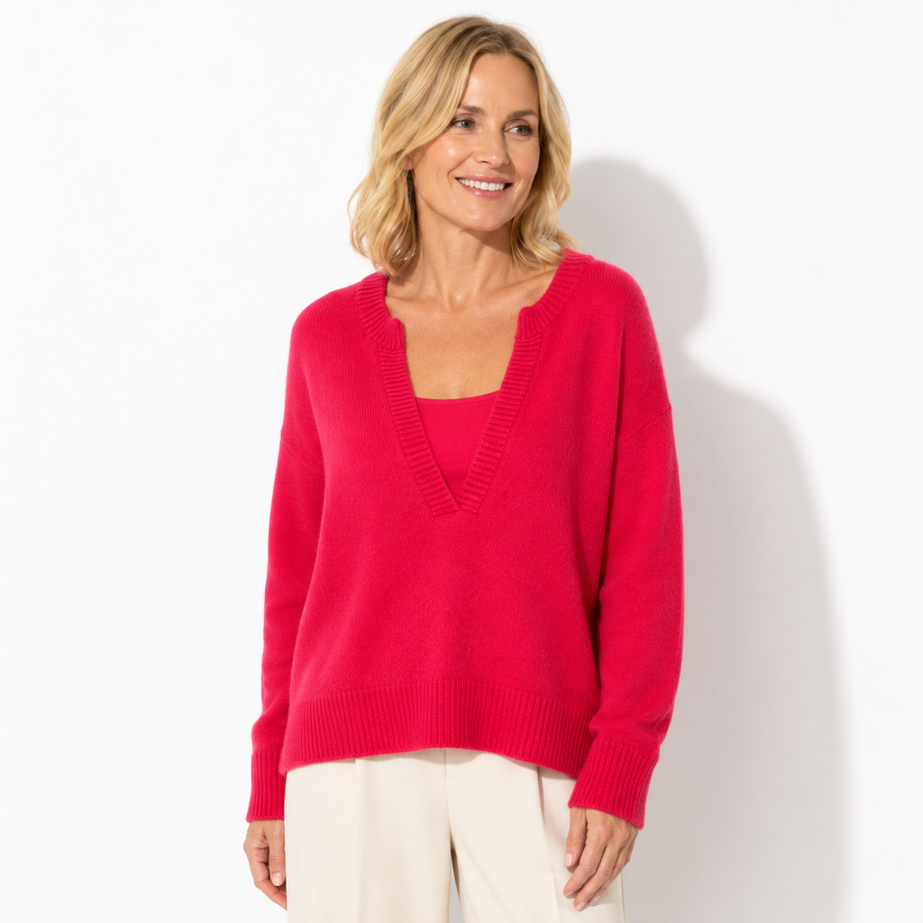 SELENA SWEATER - RASPBERRY