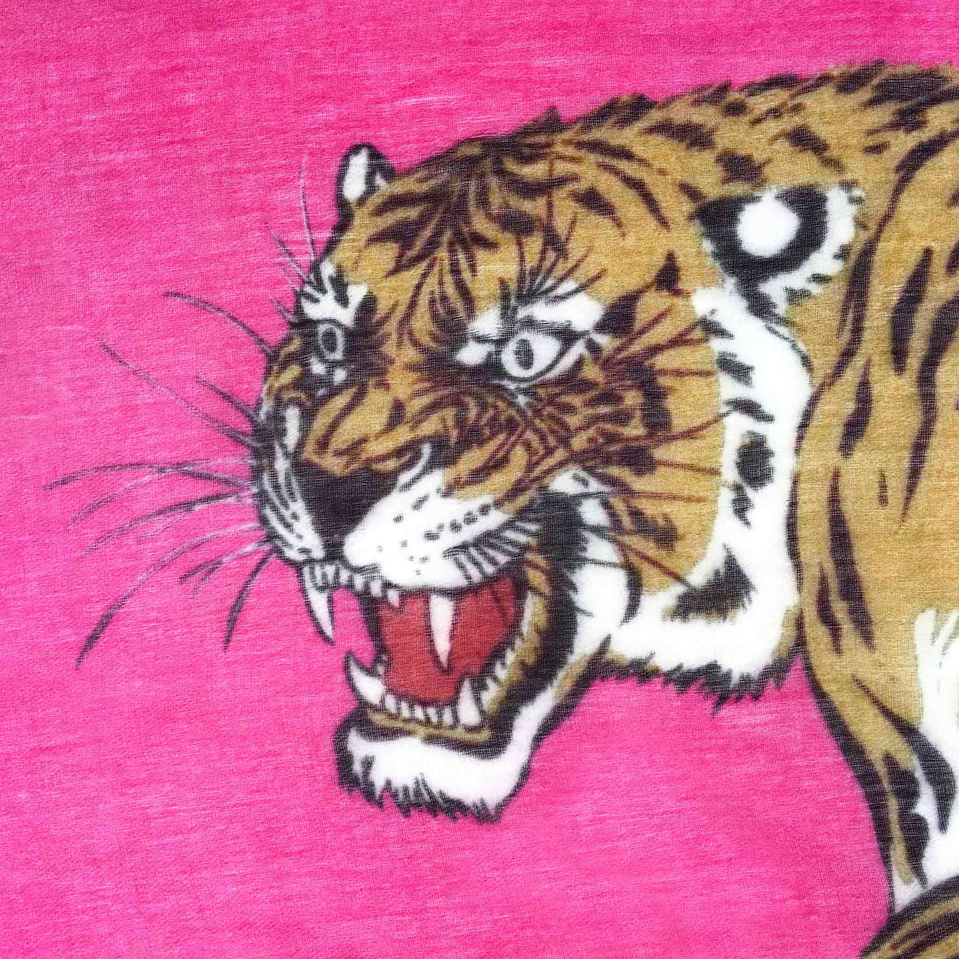 TIGER & JUNGLE CASHMERE SCARF LARGE
