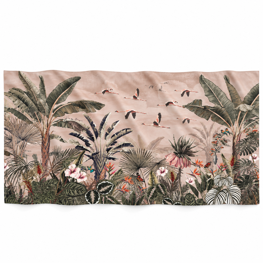 FLAMINGO CASHMERE SCARF - TAUPE