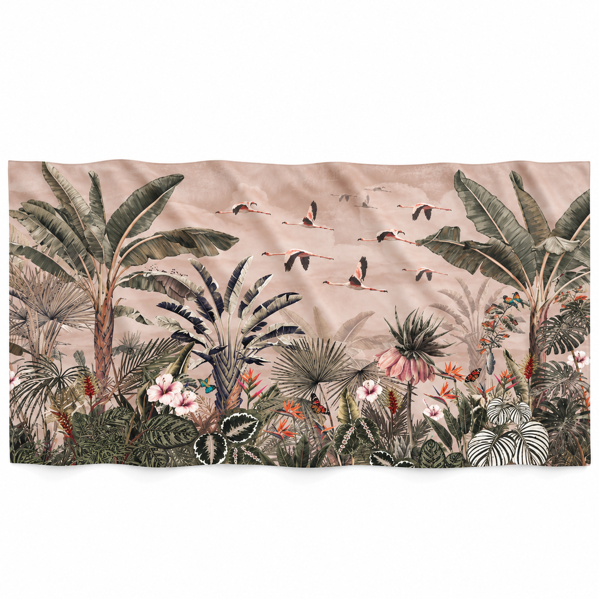 FLAMINGO CASHMERE SCARF - TAUPE