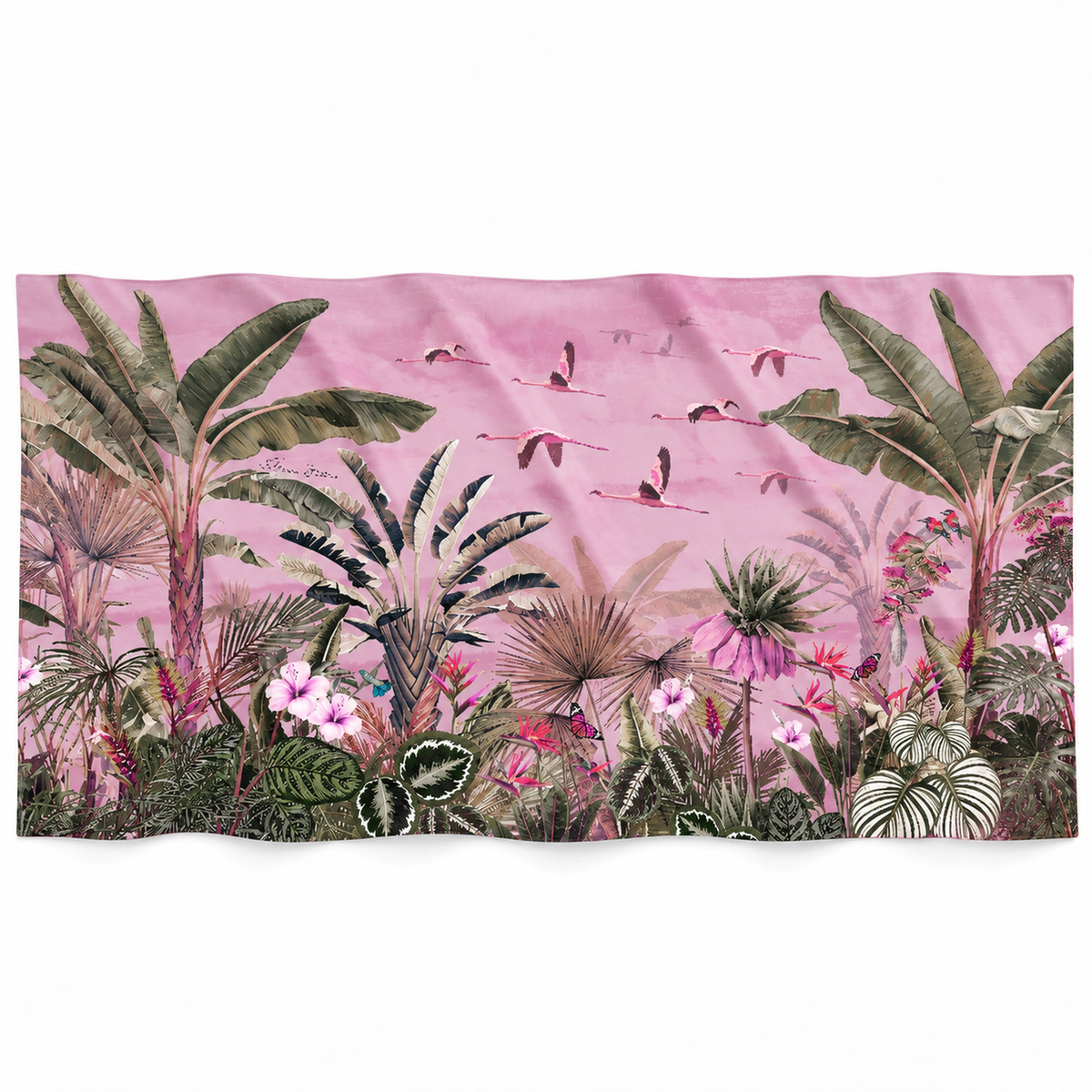 FLAMINGO CASHMERE SCARF - LIGHT ROSE