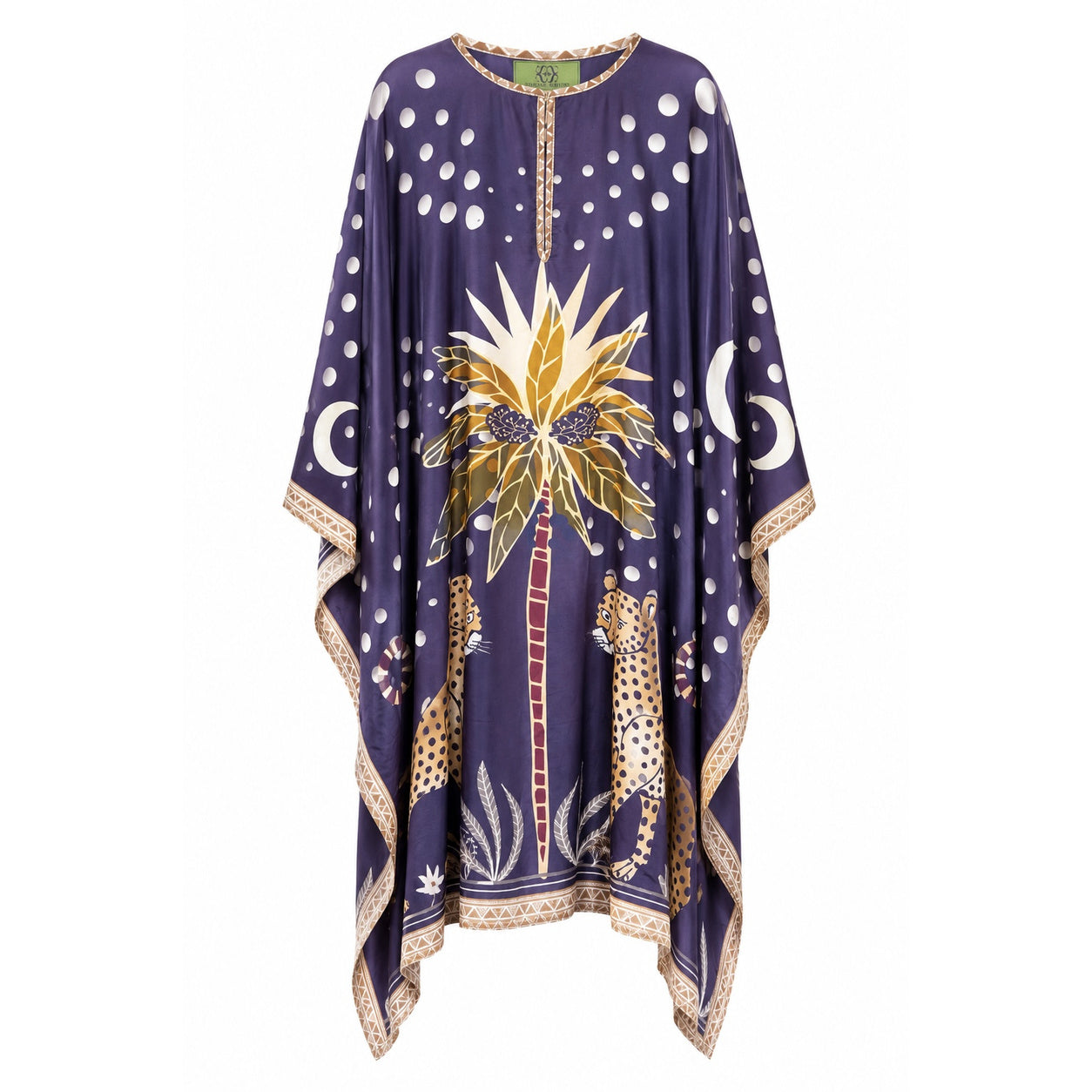 TWINS SELMA SILK DRESS - COMPOST