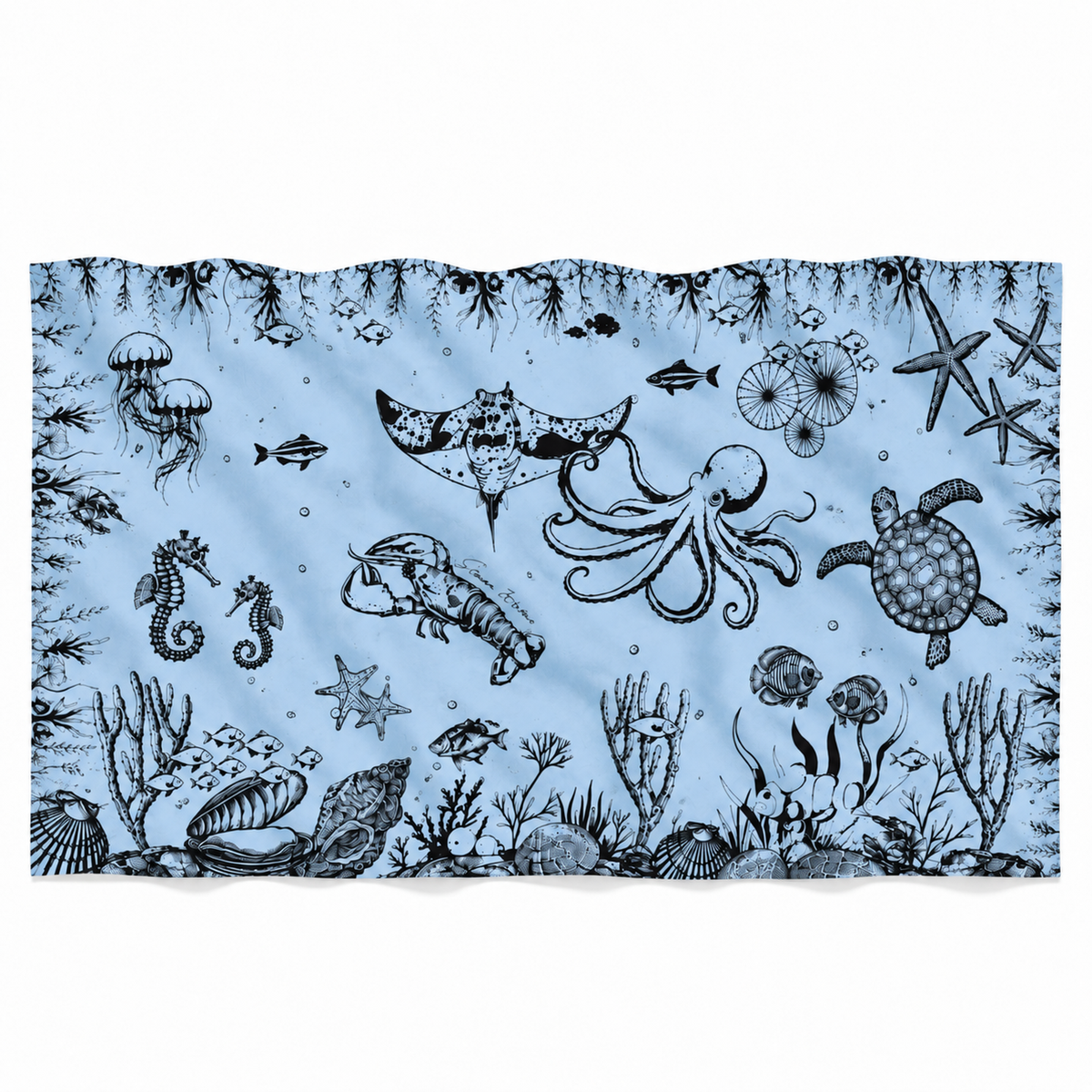 REEF FELTED CASHMERE SCARF - BAYOU