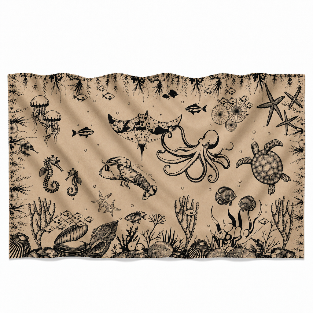 REEF FELTED CASHMERE SCARF - WHEAT