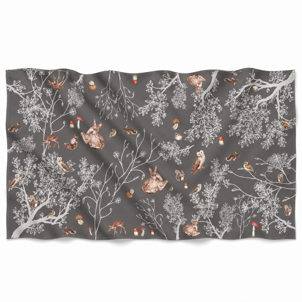 WOODS CASHMERE SCARF - GREY