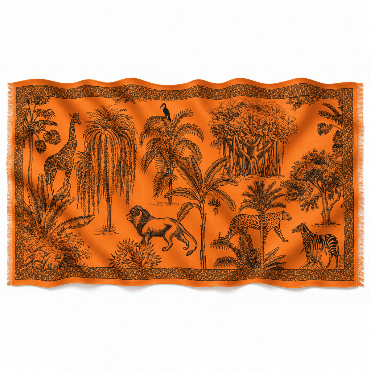 TOILETROPICA CASHMERE FELTED SCARF - FELTED JELLO