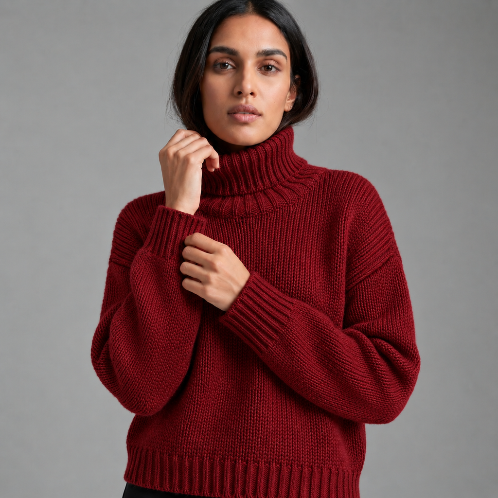 GABRIELLE SWEATER - COULIS