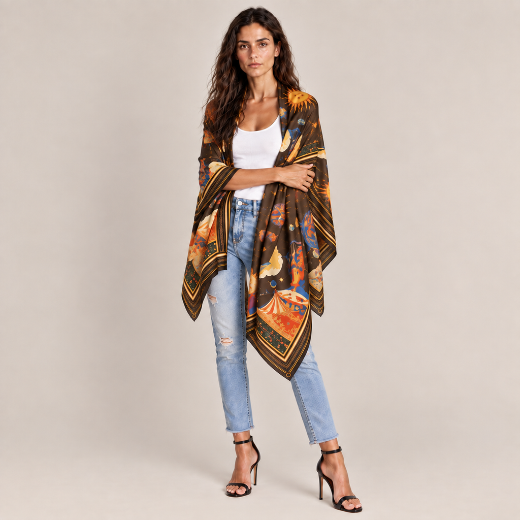 AERIS CASHMERE SCARF - TAUPE