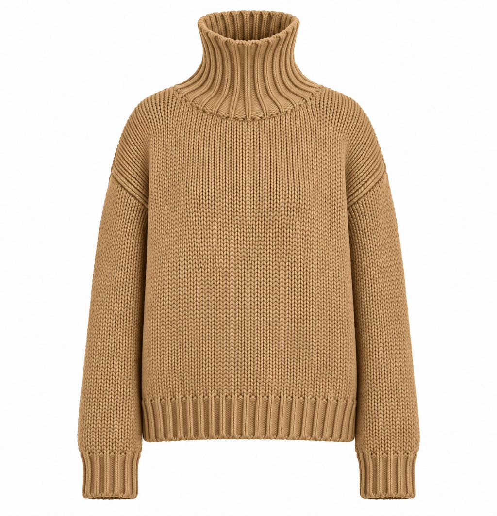 GABRIELLE SWEATER - CAMEL