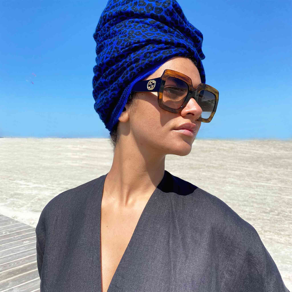 WE LOVE LEO FELTED CASHMERE SCARF