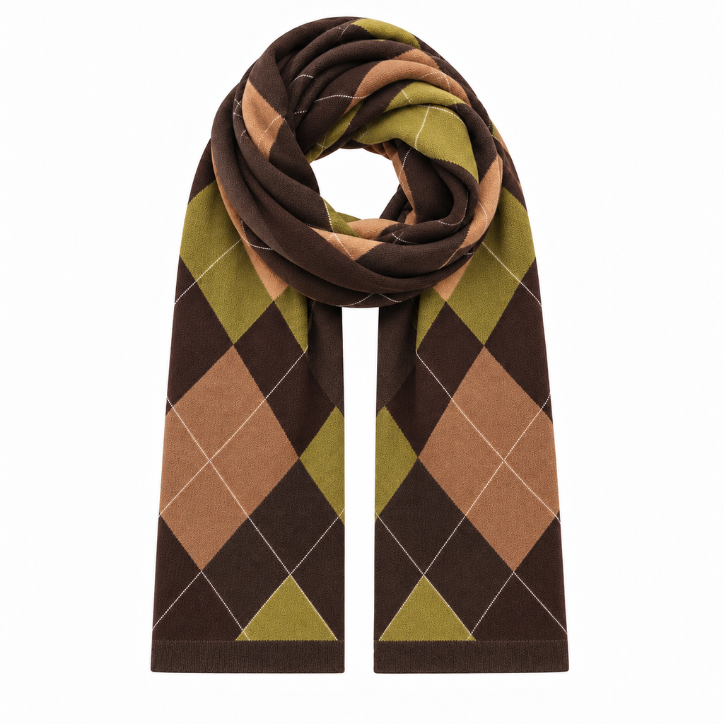 DIAMOND SCARF - COMPOST/ENCHANTED