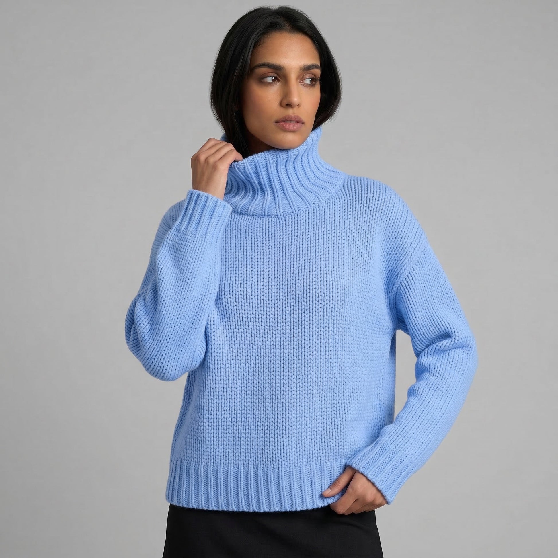 GABRIELLE SWEATER - MARINA