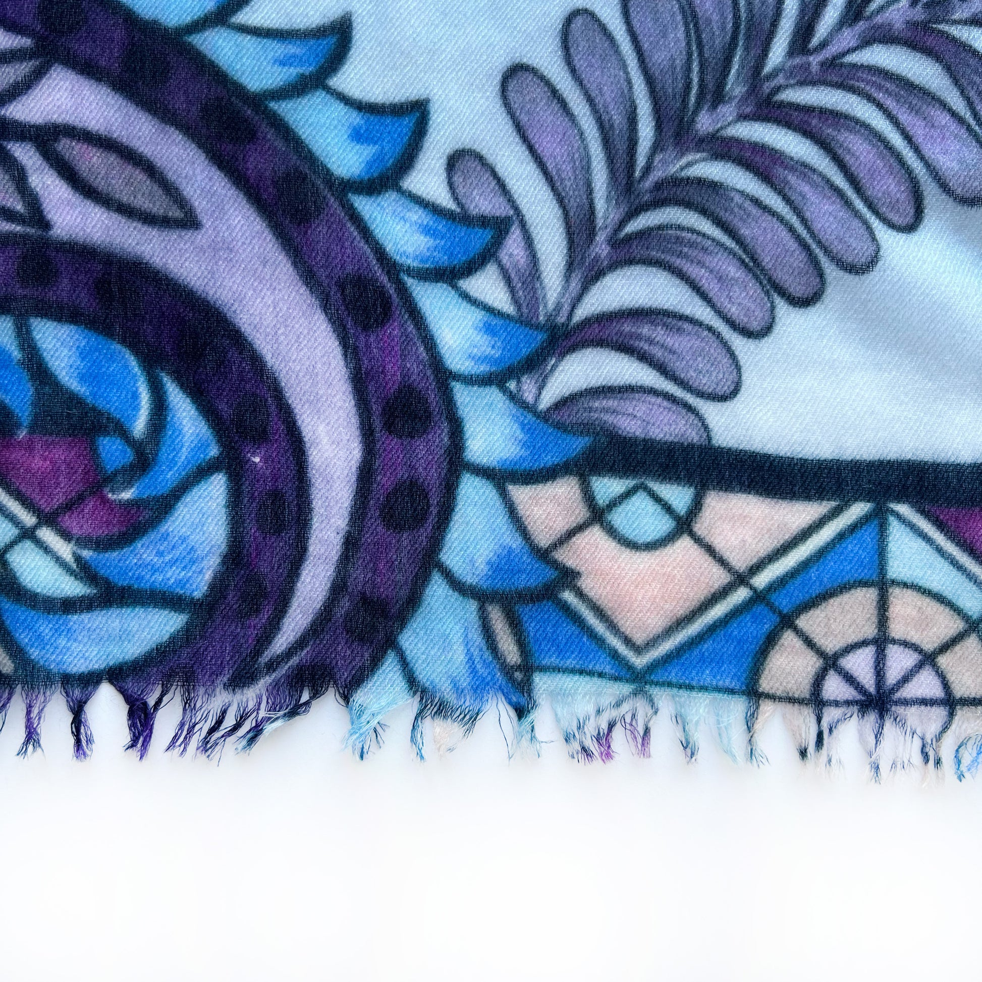 AZURE CASHMERE SCARF