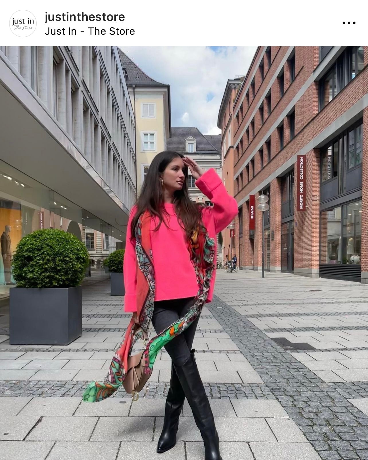 TIGER & JUNGLE CASHMERE SCARF LARGE