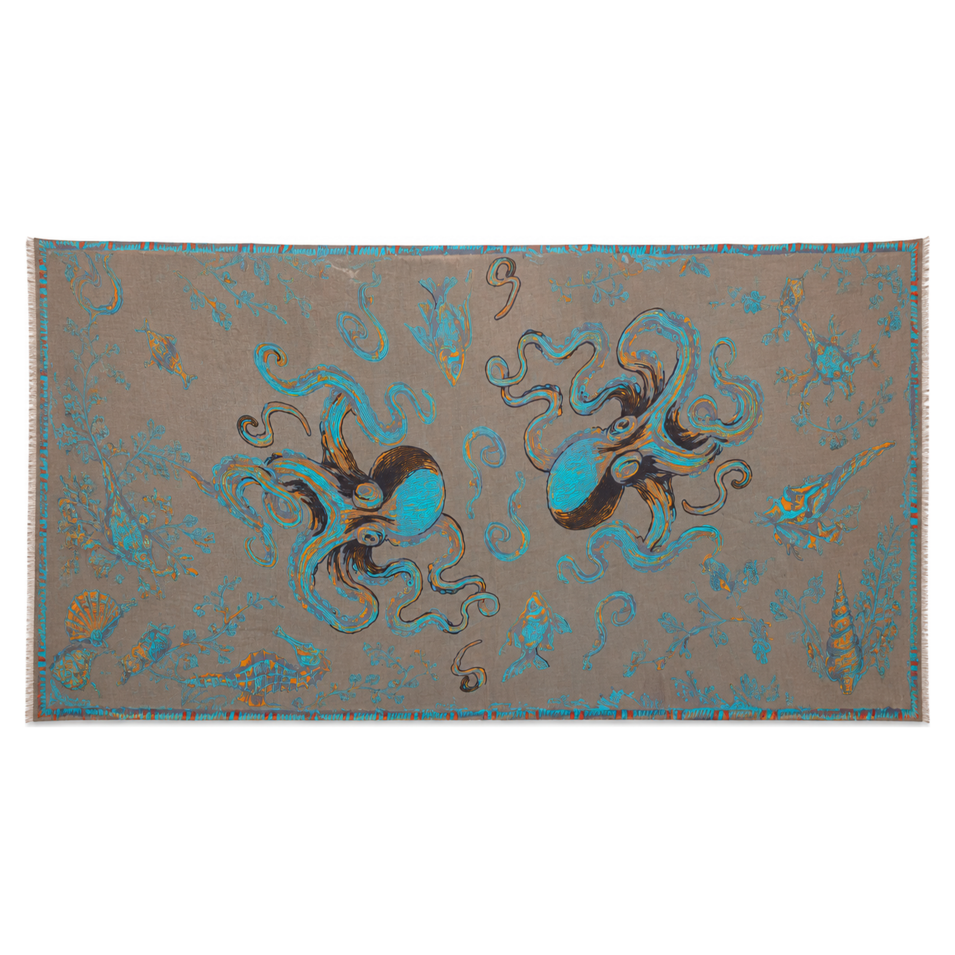 TENTARA REGULAR RECTANGULAR SHAWL - twine