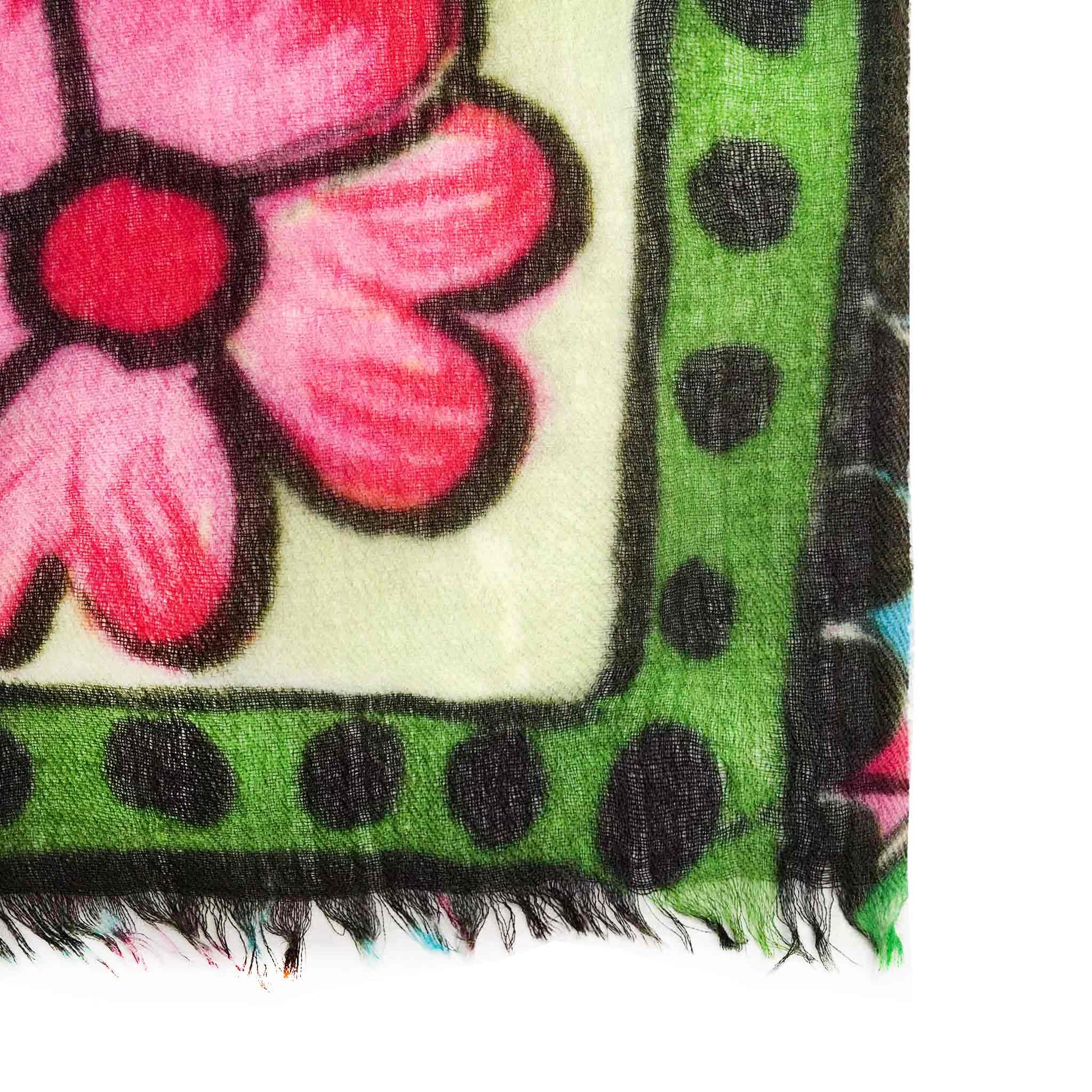 TIGER & JUNGLE CASHMERE SCARF LARGE