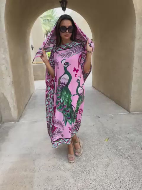 AZURE SILK TUNIC - ROSE