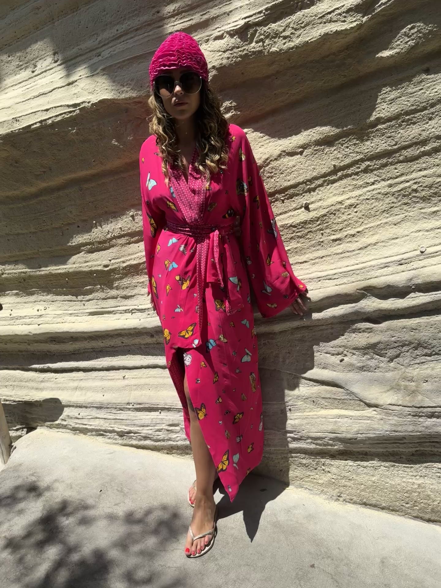 VENICE BUTTERFLY KAMI KIMONO - DOUBLE SIDE