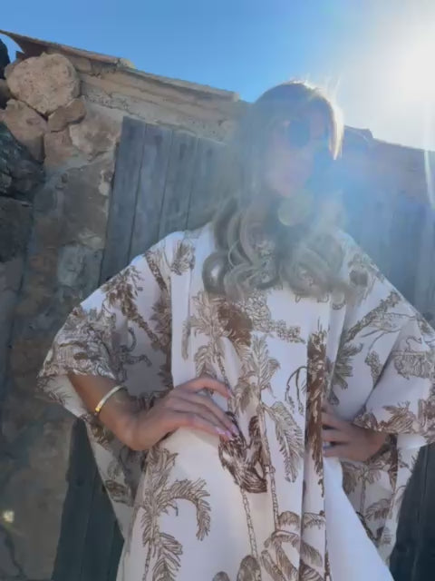 LEOSA SILK TUNIC - WHITE