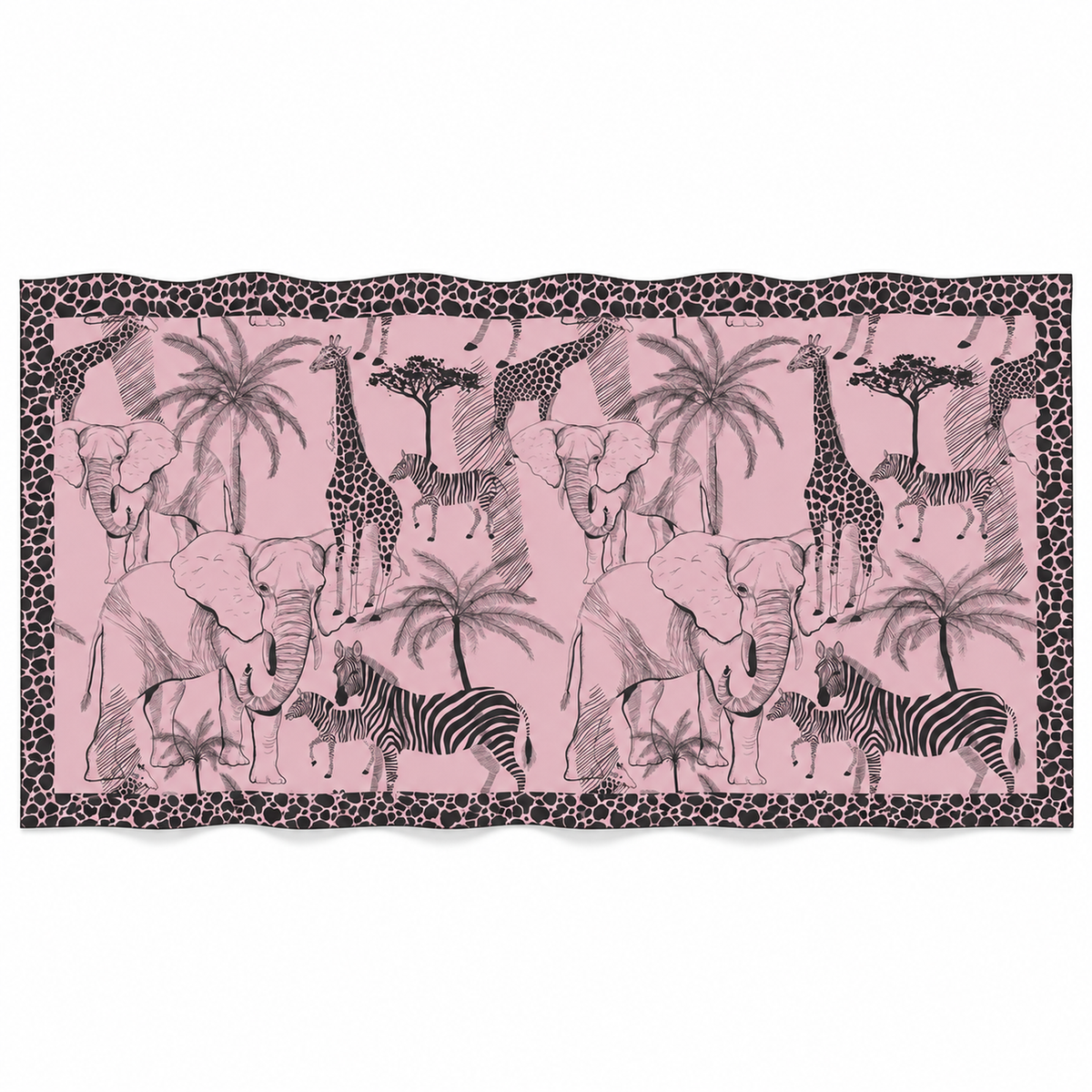 AFRIMALS CASHMERE FELTED SCARF - LUNAR