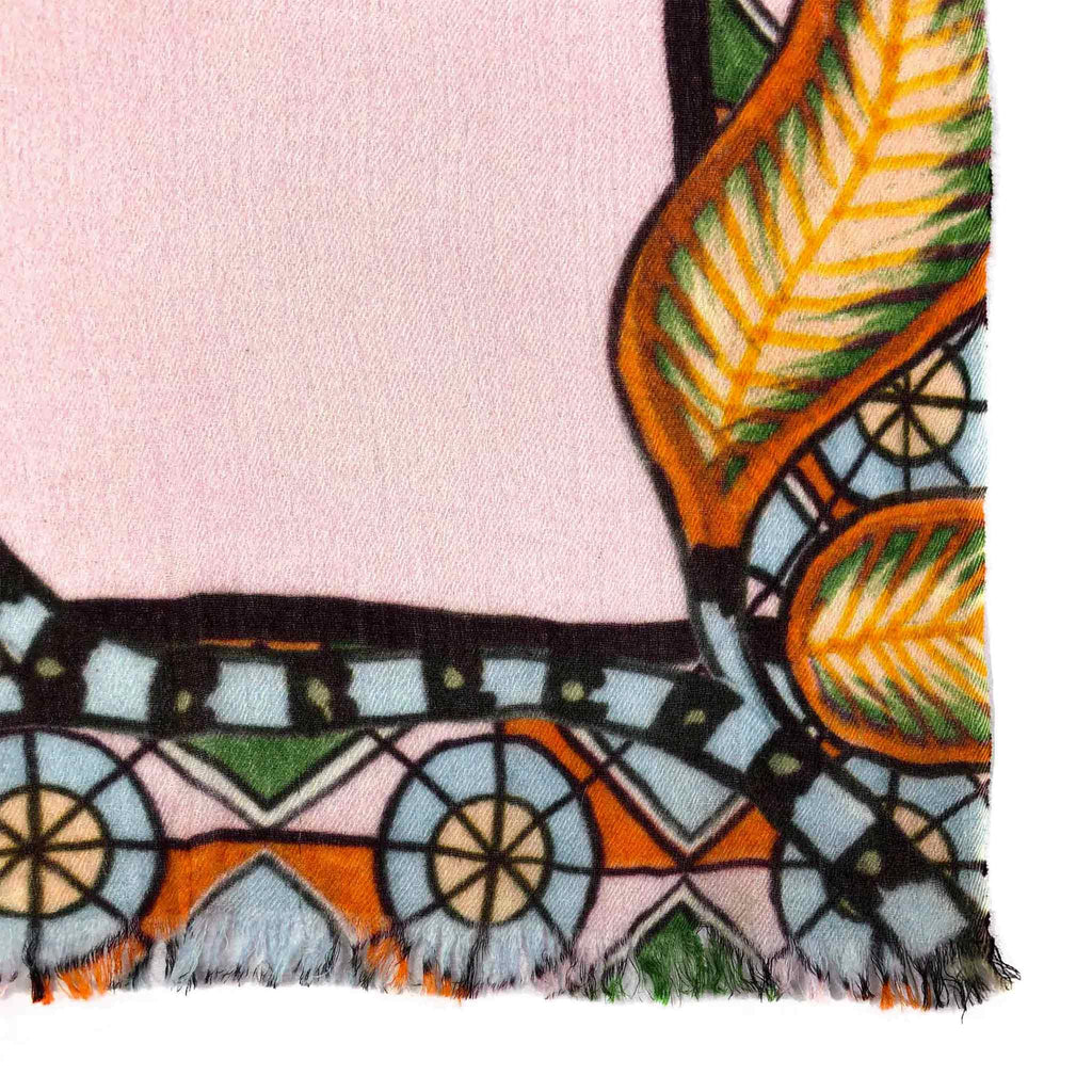 TIGER & JUNGLE CASHMERE SCARF LARGE