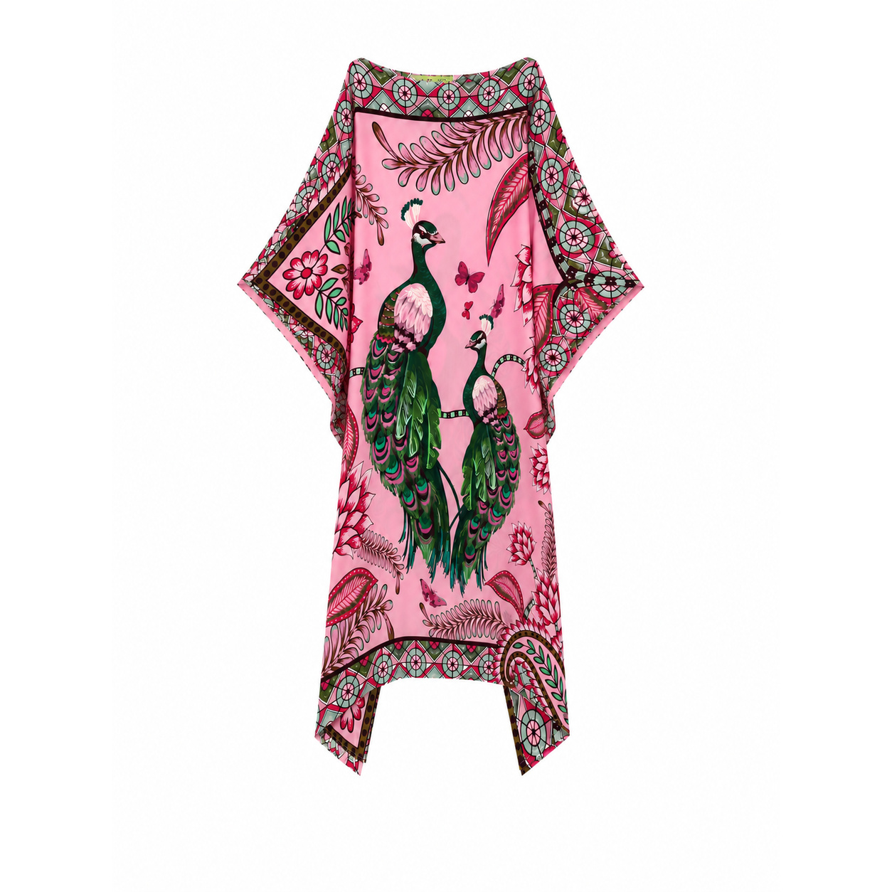 AZURE SILK TUNIC - ROSE
