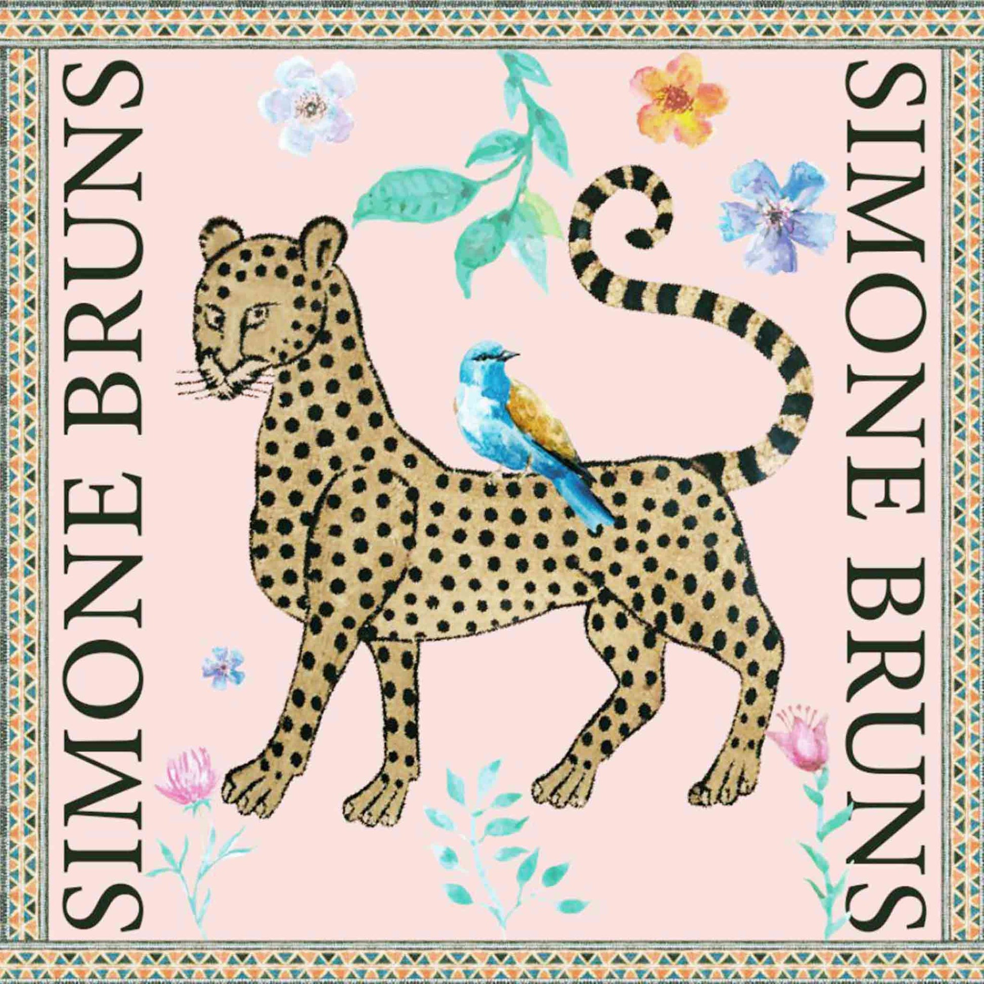 VENICE LEO SILK TUNIC - LIGHT ROSE