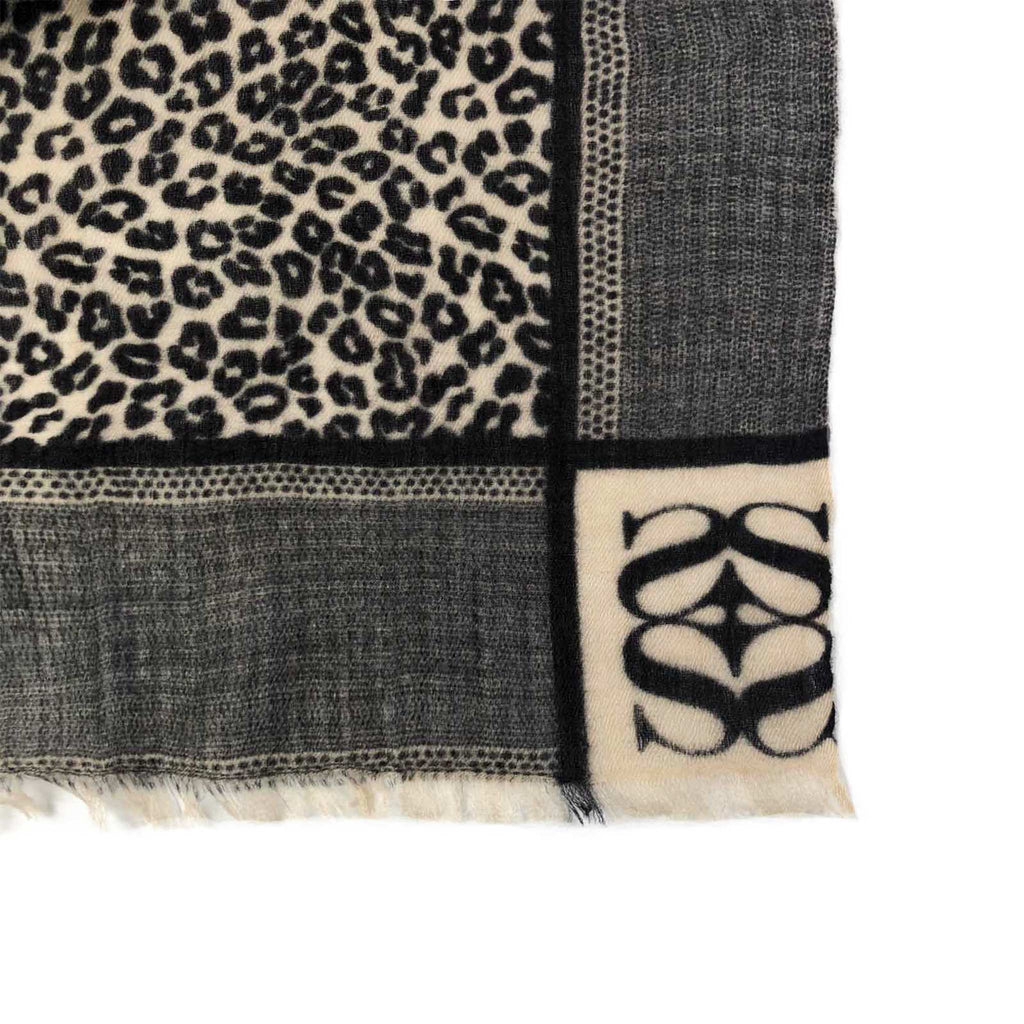 WE LOVE LEO FELTED CASHMERE SCARF