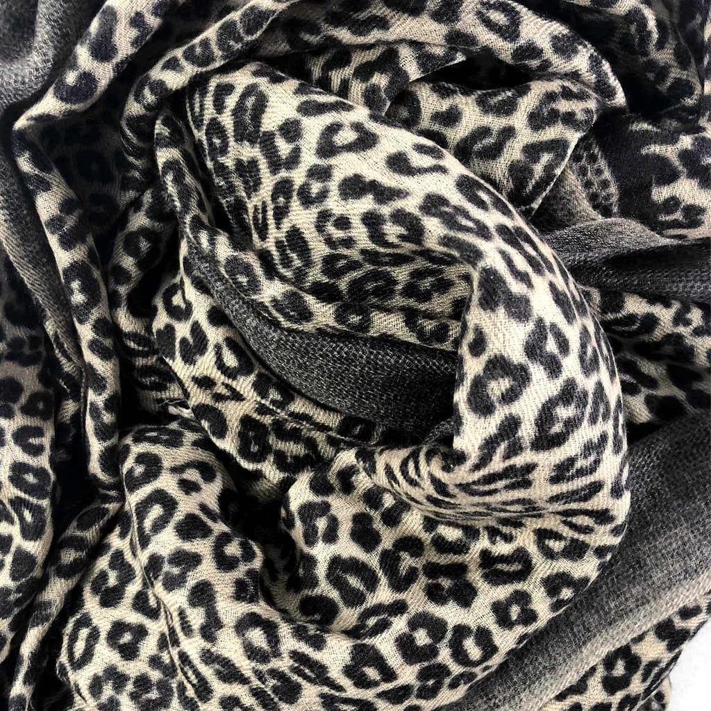 WE LOVE LEO FELTED CASHMERE SCARF