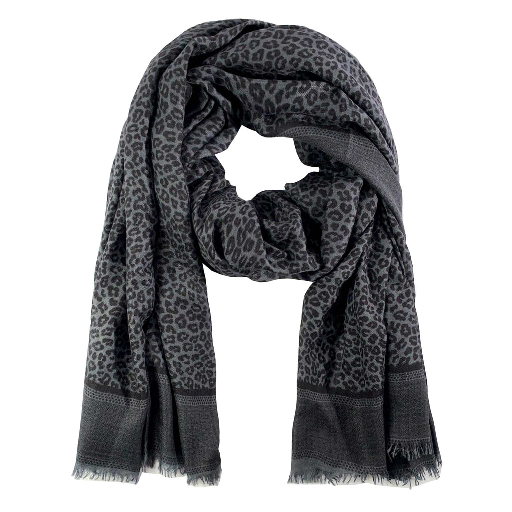 WE LOVE LEO FELTED CASHMERE SCARF