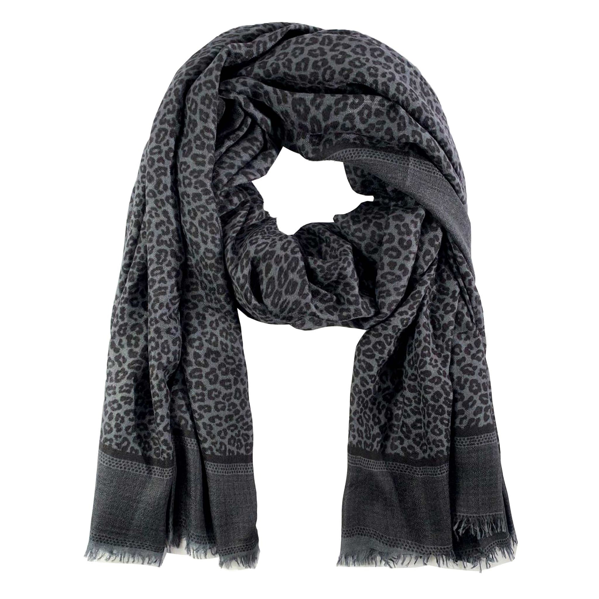 WE LOVE LEO FELTED CASHMERE SCARF