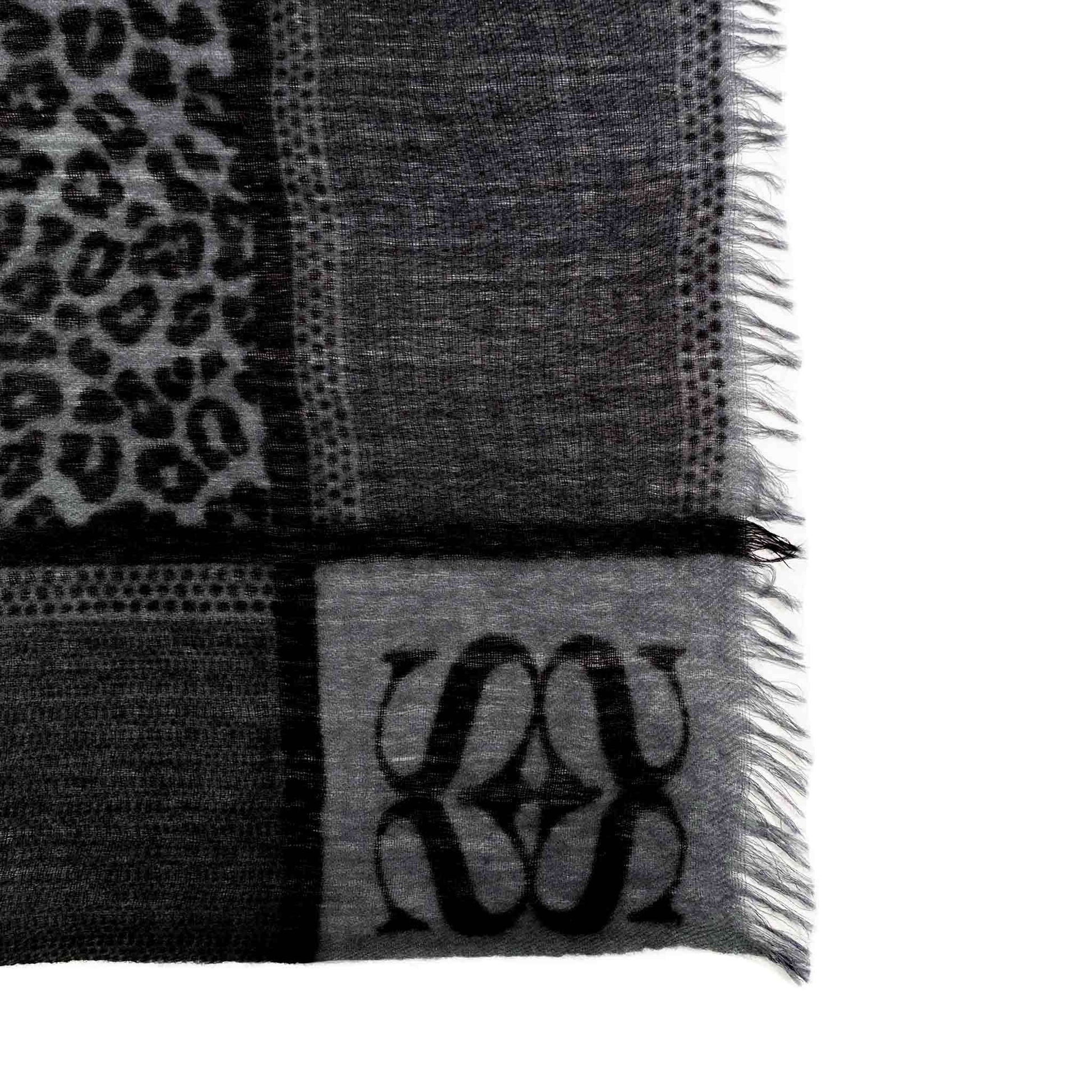 WE LOVE LEO FELTED CASHMERE SCARF