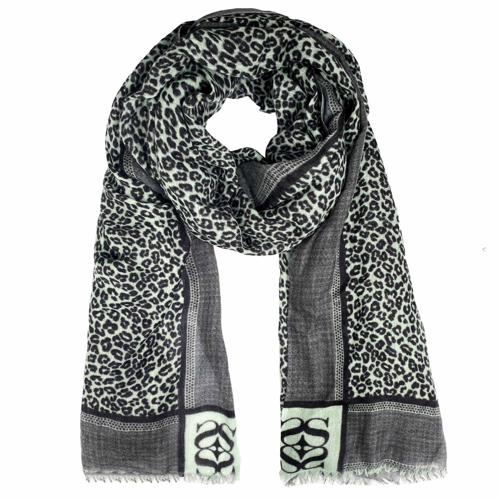 WE LOVE LEO FELTED CASHMERE SCARF