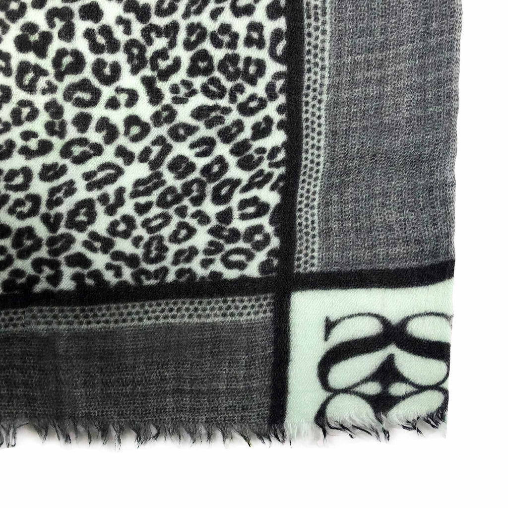 WE LOVE LEO FELTED CASHMERE SCARF