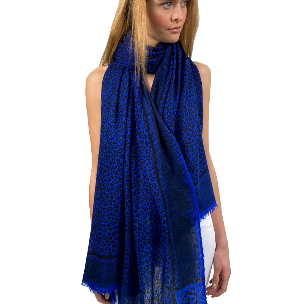 WE LOVE LEO FELTED CASHMERE SCARF