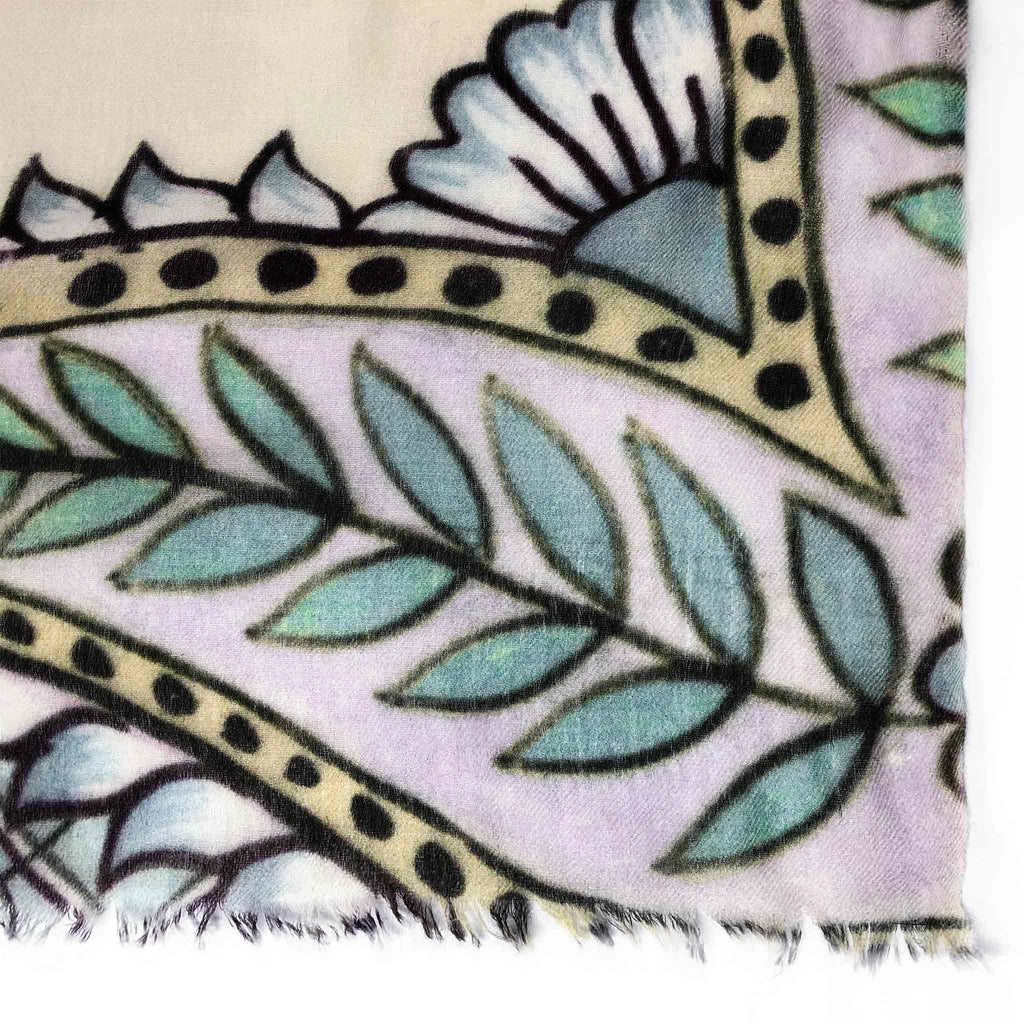 TIGER & JUNGLE CASHMERE SCARF LARGE